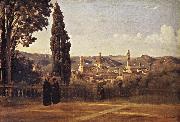 Corot Camille Florence Since the Gardens of Boboli china oil painting reproduction